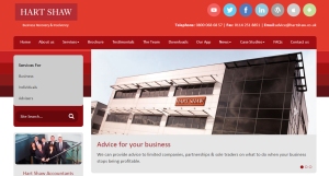 Hart Shaw Business Recovery & Insolvency website